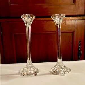 Mikasa PETALS Crystal Candleholders